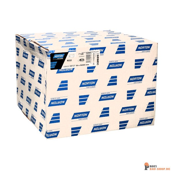 nortonschleifmittel/NORTON_schleifmittel_63642559727 Norton R222 Regular Rolls P120 50.00x50m_136866